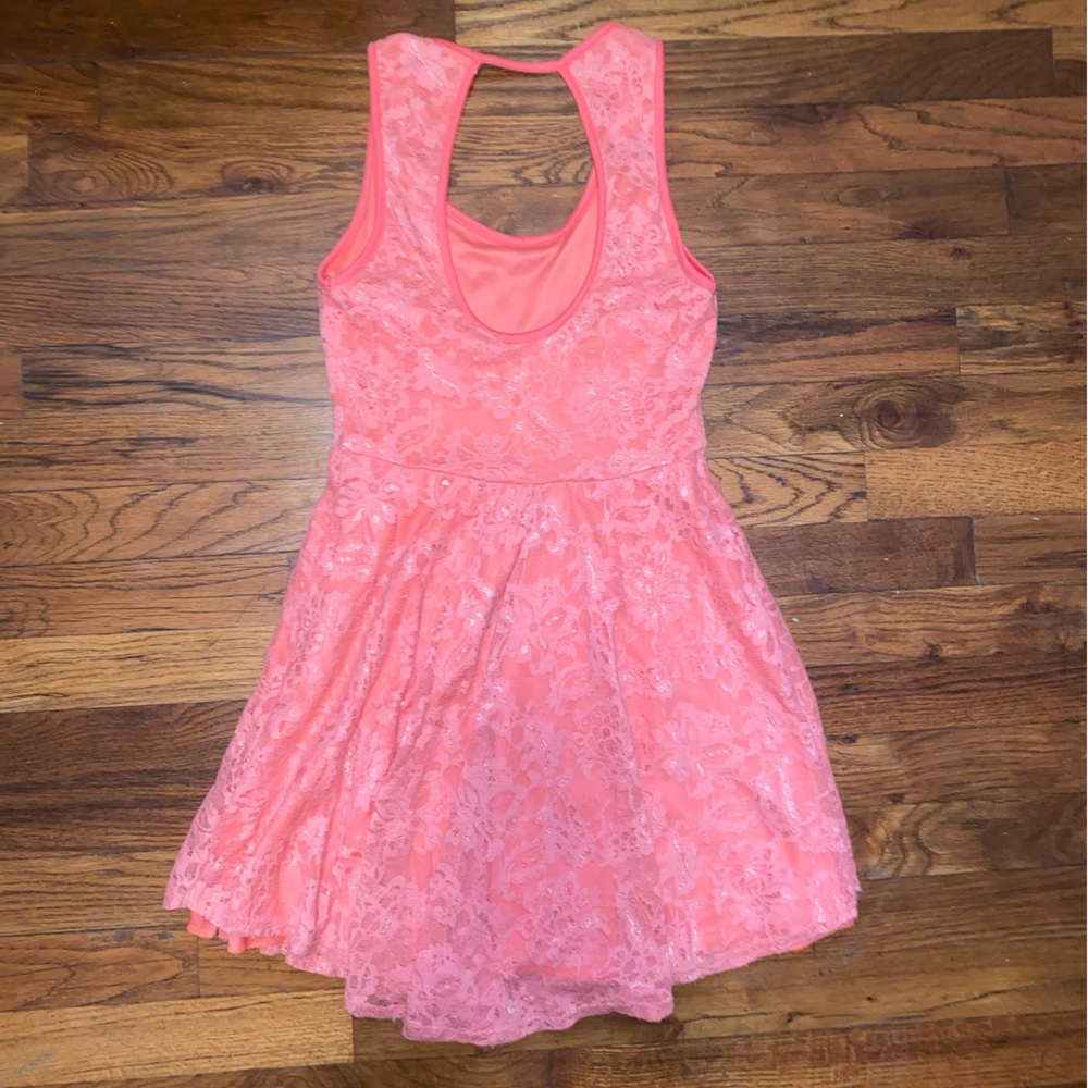 Hot pink summer dress